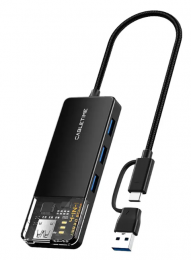 Cabletime USB C/A - 4 Port USB 3.0, 5Gbps, 0.15 cm (CB05B)