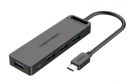 Vention USB 3.0 type-c хаб на 4 порти 4 USB + micro USB (TGKBB)