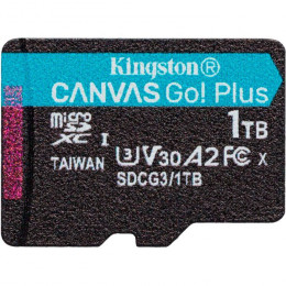 Kingston 1TB microSDXC сlass 10 UHS-I U3 V30 A2 Canvas Go Plus G4 (SDCG4/1TBSP)
