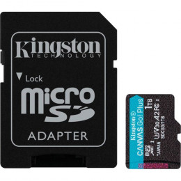 Kingston 1TB microSDXC сlass 10 UHS-I U3 V30 A2 Canvas Go Plus G4 (SDCG4/1TB)