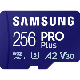 Samsung 256GB microSDXC class 10 UHS-I U3 V30 Pro Plus (MB-MD256SB/WW)