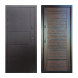 ТД Аляска-777 2050х960 мм Коричневый/Царга дуб левая