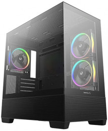 Deepcool CG380 3F Black with window (R-CG380-BKAGM3-G)