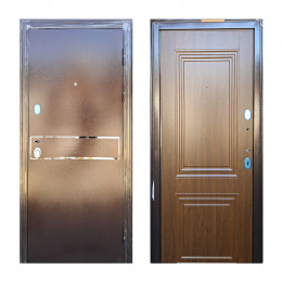 Входная дверь ТД™ ТД-600М 2050х860 мм Коричневый/Дyб правая