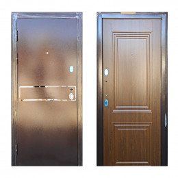 Входная дверь ТД™ ТД-600М 2050х860 мм Коричневый/Дyб левая