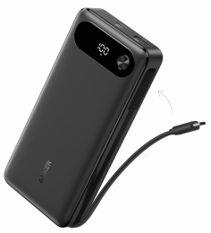 ANKER PowerCore - 20000 mAh 87W PD Built-In USB-C Cable (A1383H11)