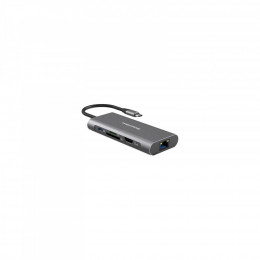 PowerPlant USB-C to 2xUSB 3.0, 1xUSB 2.0, 1xType-C (PD), HDMI, SD, RJ45 (CA913497)