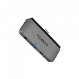Promate USB Hub 4 ports padhub-pro.grey (padhub-pro.grey)