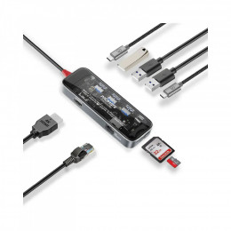 Promate USB Hub 9 ports transhub-go (transhub-go)