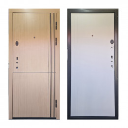 Входная дверь ТД™ М-100 2050х960 мм Дуб/Белый правая