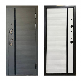 Входная дверь ТД™ М-85 2050х960 мм Бетон/Белый правая