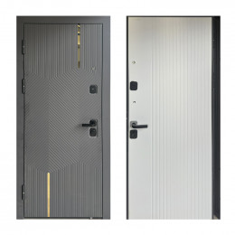 Входная дверь ТД™ MM8001 2050х860 мм Графит/Белый левая