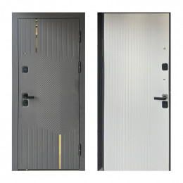 Входная дверь ТД™ MM8001 2050х860 мм Графит/Белый правая