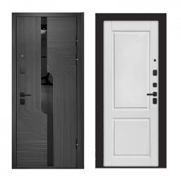 Входная дверь ТД™ MM8007 2050х860 мм Графит/Белый правая