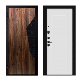 Входная дверь ТД™ MM8012 2050х860 мм Орех/Белый левая