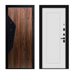 Входная дверь ТД™ MM8012 2050х960 мм Орех/Белый правая