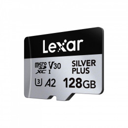 Lexar 128GB microSDXC class 10 UHS-I U3 V30 A2 Professional Silver (LMSSIPL128G-BNANG)