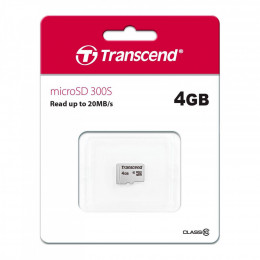Transcend 4GB microSD class 10 (TS4GUSD300S)
