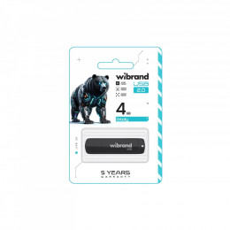 Wibrand 4GB Grizzly Black USB 2.0 (WI2.0/GR4P3B)