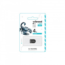 Wibrand 4GB Scorpio Black USB 2.0 (WI2.0/SC4M3B)