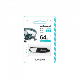 Wibrand 64GB Aligator Black USB 2.0 (WI2.0/AL64U7B)