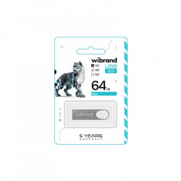 Wibrand 64GB Irbis Silver USB 2.0 (WI2.0/IR64U3S)