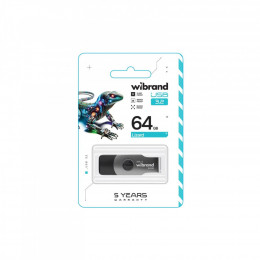 Wibrand 64GB Lizard Black USB 3.2 Gen 1 (USB 3.0) (WI3.2/LI64P9B)