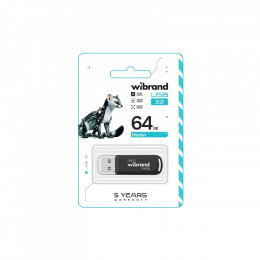 Wibrand 64GB Marten Black USB 3.2 Gen 1 (USB 3.0) (WI3.2/MA64P10B)