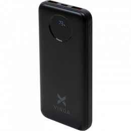 Vinga 10000 mAh 22.5W Display Black (VPBB1022)