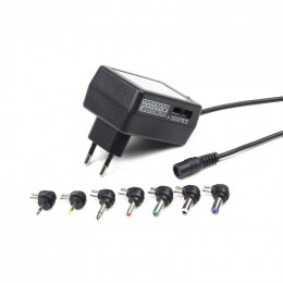 EnerGenie (1USBx2A) Black (EG-MC-009) + универсальный кабель