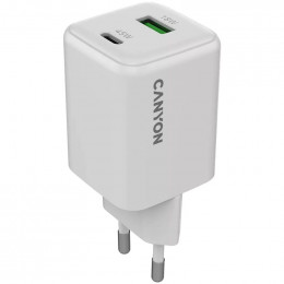 Canyon CU45AC GaN (2USB, 1A) PD, QC4.0 White (CNS-CUW45AC)