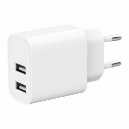 Gembird (2USBх2.4A 12W) White (TA-UC-2A12-01)