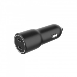 Gembird 2xUSB-C (PD 20W) black (TA-UC-C2PD40-CAR-01)