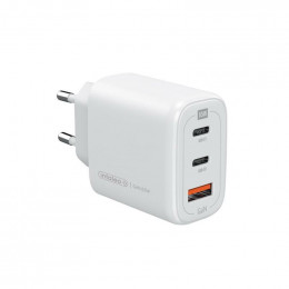 Intaleo 65W GAN 2USB-C PD+USB-A QC 3.0 white (1283126559525)