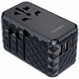 Choetech сharger diamond 100W 2xUSB-A+2xUSB-C Black (PD6028-BK)