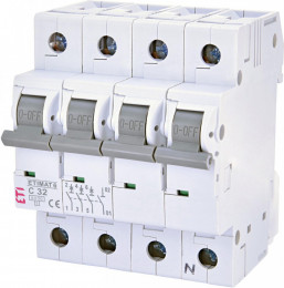 ETI ETIMAT 6 3p+N C 32A (6kA) 2146519
