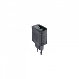 Acefast A78 1xUSB-C PD20W + 1xUSB-A GaN Black (6974316283256)