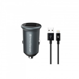 Armorstandart 2xUSB QC3.0 Grey + cable Lightning (ARM82458)