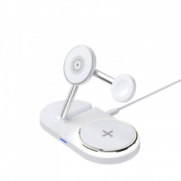 Armorstandart Wireless Charging H101 3 in 1 Magnetic White (ARM78102)