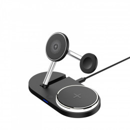 Armorstandart Wireless Charging H102 3 in 1 Magnetic Black (ARM78103)