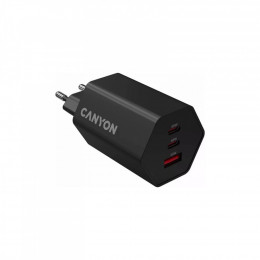 Canyon HEXAGON 65 GaN 65W 2xPD 1xQC EU Black (CND-CHAHEX65B)