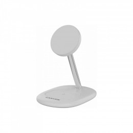 Canyon wireless charger WCS-205 15W Qi2 2in1 w/o adapter White (CNS-WCS205WW/A)
