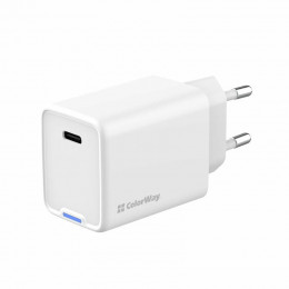 ColorWay GaN Mini 45W PD Port PPS USB-C White (CW-CHS057PD-WT)