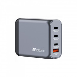 Verbatim GaN 100 W 4 ports (2xUSB-C-100 W,USB-C 65 W /USB-A -3.0) (32202)