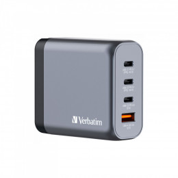 Verbatim GaN 140 W 4 ports (2xUSB-C-140 W,USB-C 20 W /USB-A -3.0) (32203)