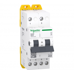 Schneider Electric iSSW Acti9, 2P, 40 A, 400/415 В A9SCO240