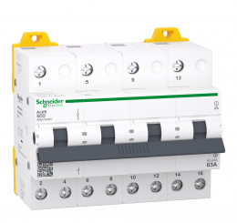 Schneider Electric iSSW Acti9, 4P, 63 A, 400/415 В A9SCO463