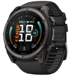 Garmin Fenix 9 51mm Carbon Gray DLC Titanium with Black Silicone Band (010-04763-10/11) EU