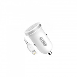 XO 2xUSB 2.1A + cable USB to Lightning white (TZ08-L-WH)