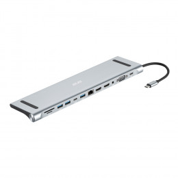 USB-С > USB-A 2.0/2xUSB-A 3.0/2xUSB-C PD/2xHDMI/VGA/jack3.5/microSD/SD/Ethernet, 0.15м (2E-W2703)